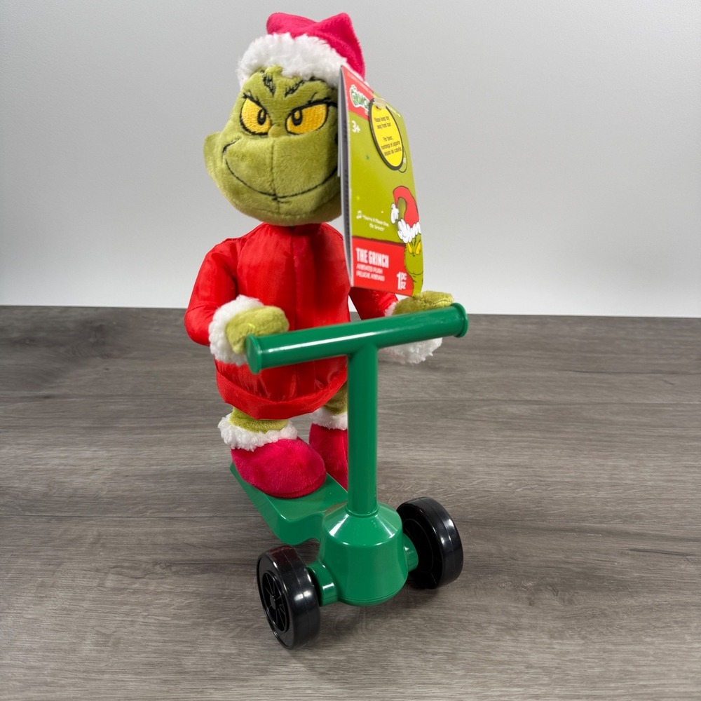The Grinch Musical Cruiser Scooter Christmas Animated Plush Christmas 2026